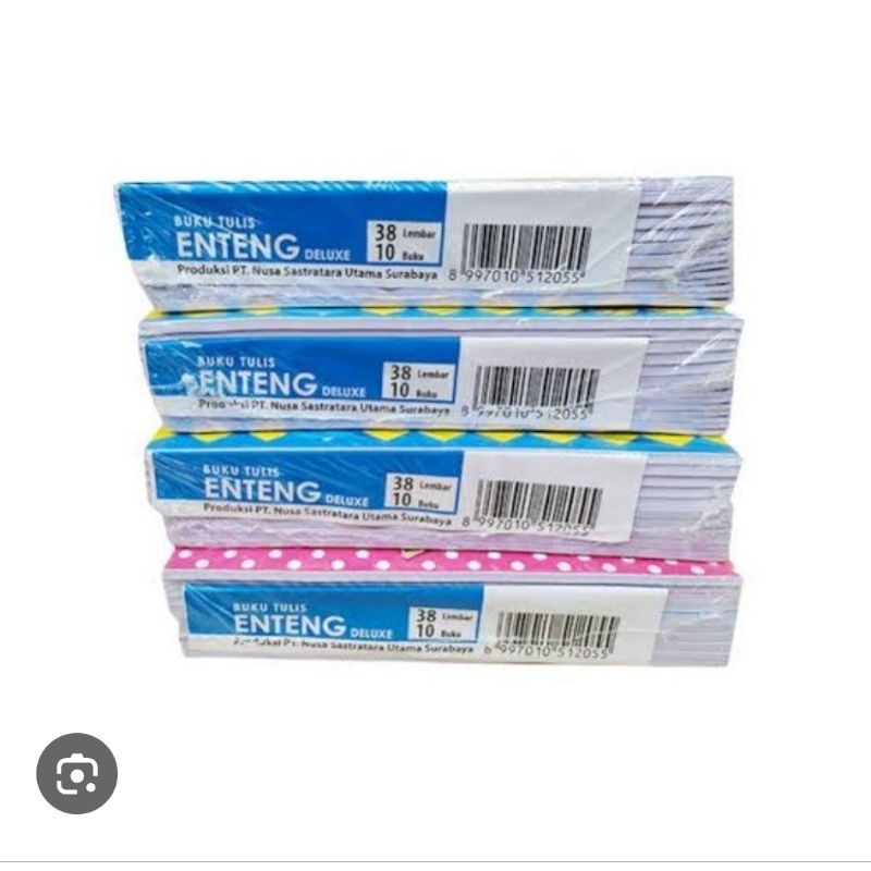 

Buku Tulis 38 Lembar Enteng deluxe | BUKU TULIS Enteng Deluxe 38 lembar - SAN BWI