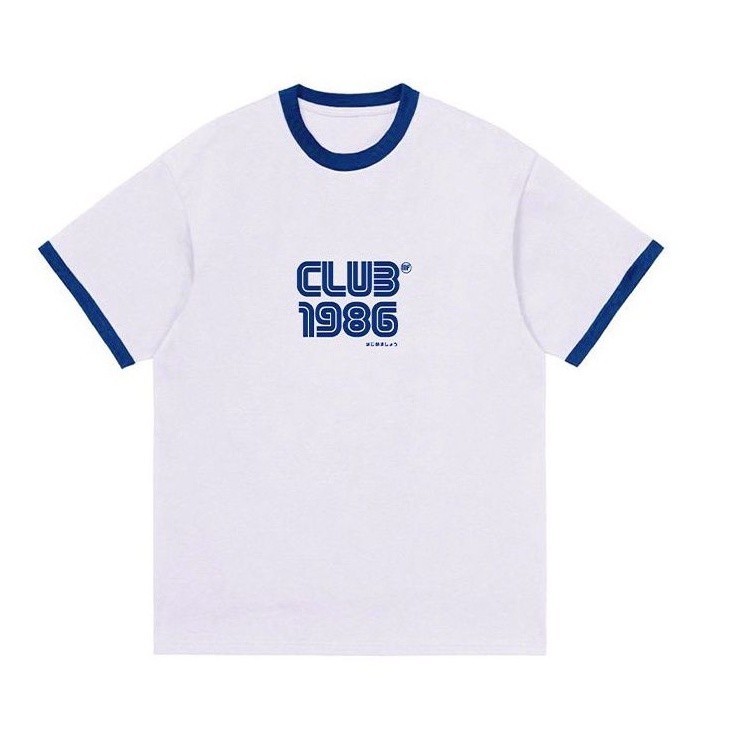 CLUB of 1986 Genesis Slim-fit Ringer Strip Tees