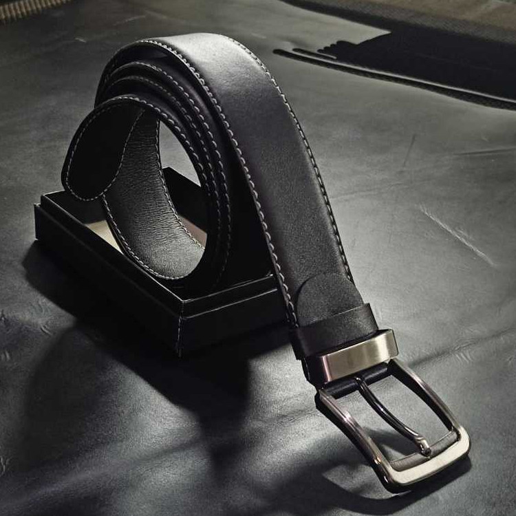 SABUK KULIT ASLI PRIA IKAT PINGGANG ASLI DARI KULIT BISA GRAVIR NAMA