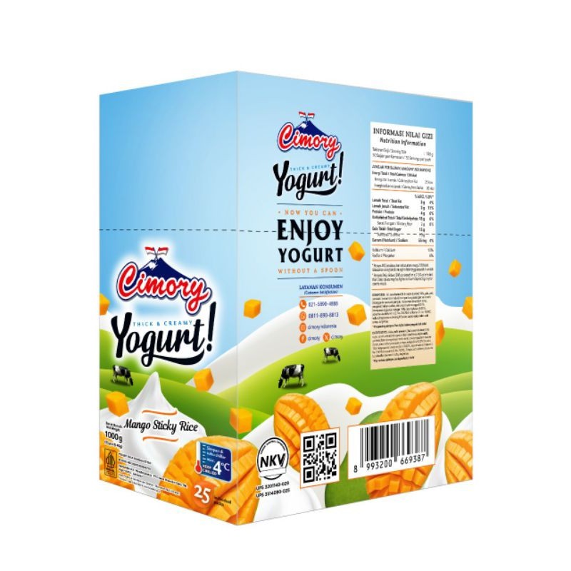

Cimory Yogurt Stick 25 Pcs Rendah Gula 40gr Snack Sehat