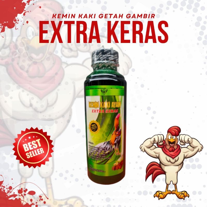 Booster Ayam Bangkok Getah gambir super kemin kaki extra keras untuk sisik agar kuat dan anti turun 
