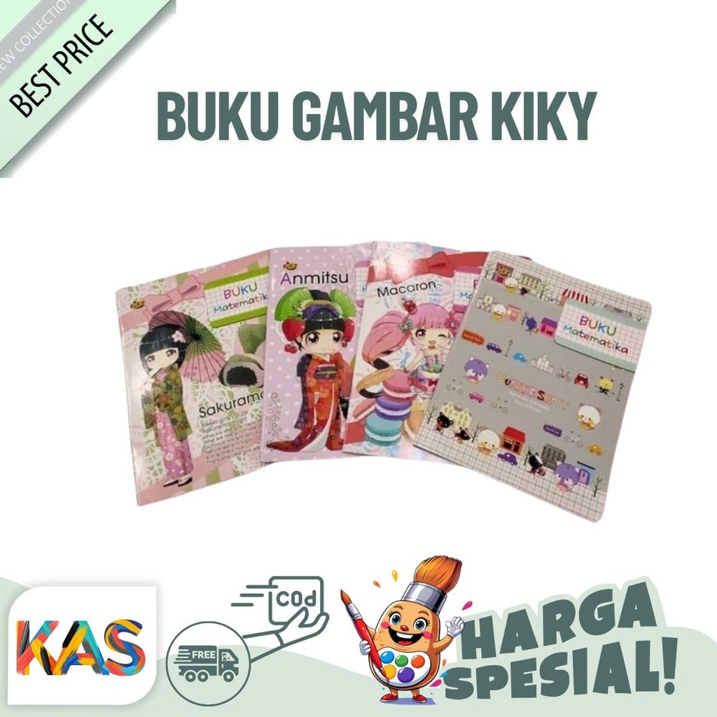 

Buku Gambar Anak Kiky A4 (20 x 30) / Drawing Book Kiky A4 Grosir Murah