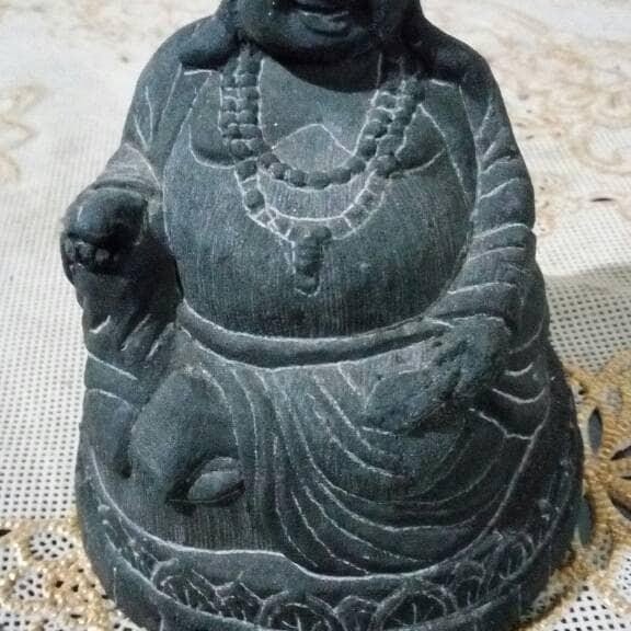 PATUNG BUDHA DEWA UANG JULEWOOD KECIL