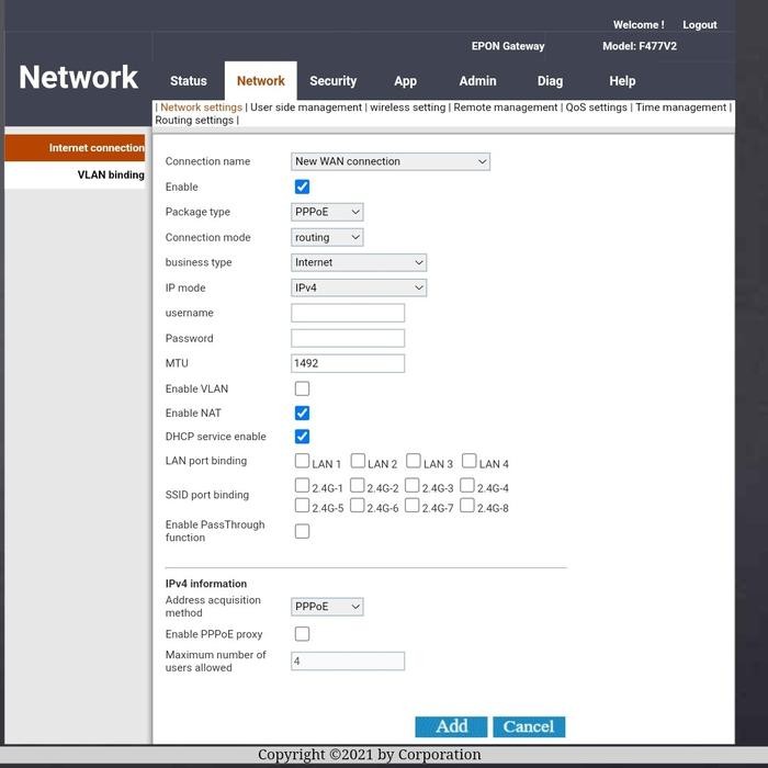 zte f477 v2 casing baru epon tanpa adaptor ont f477v2New
