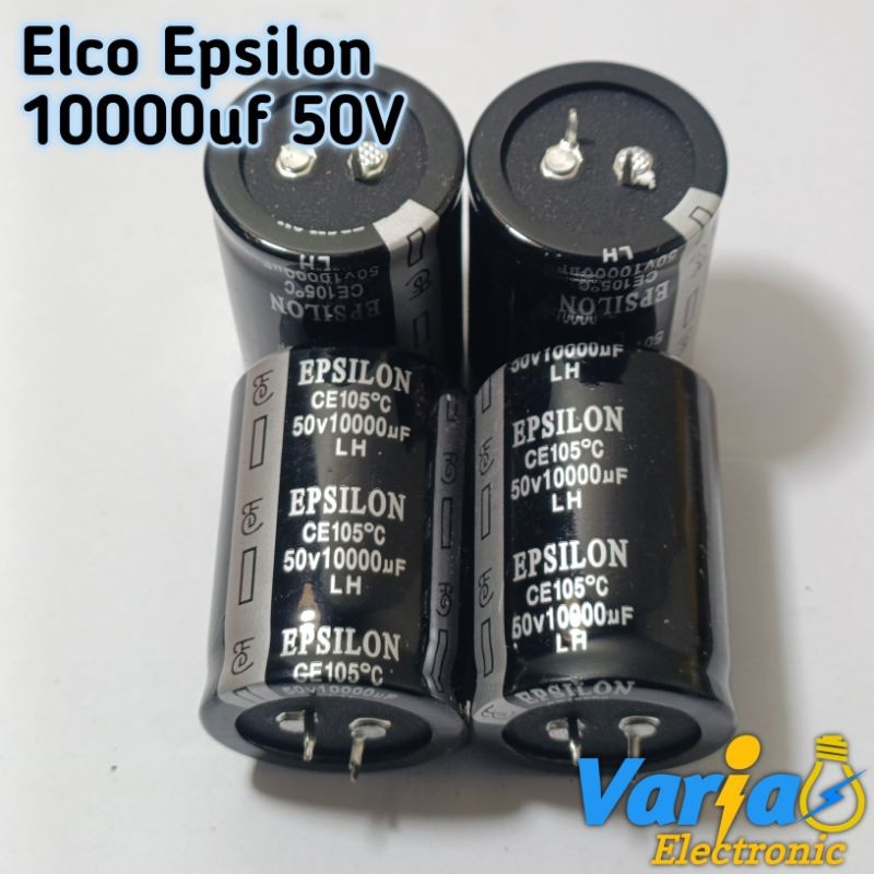 Jtterang Elco Epsilon 10000Uf 50V Original Merk Epsilon