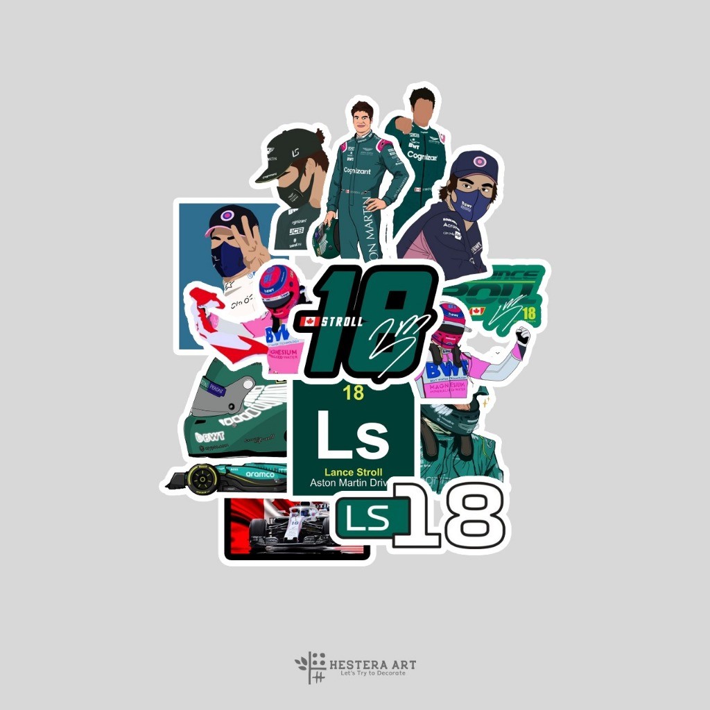 

Stiker Pack Pembalap F1 Sticker Vinyl Doff Laminasi | Stiker Lance Sroll