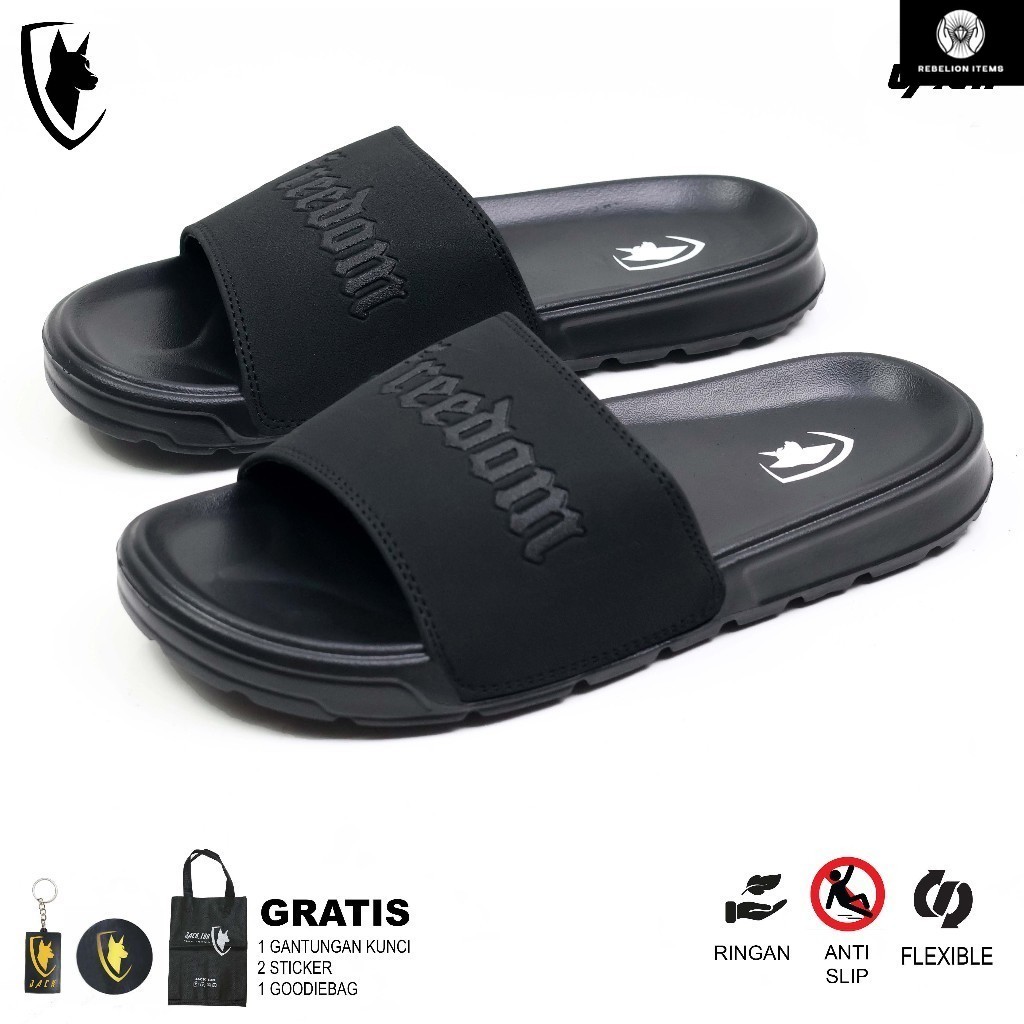 JACK IDN Sandal Slide Pria Sendal Slop Flip Flop | Sendal Selop FREEDOM