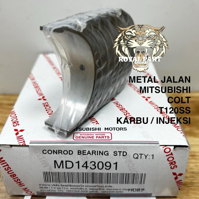 METAL JALAN CONROD OS STD MITSUBISHI COLT T T120SS CARBU / INJEKSI OVERSIZE STANDAR GRADE OEM