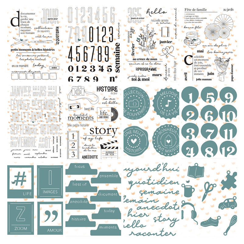 

Background Clear Stamp Seal For DIY Scrapbooking Photo Album Decorative A6556