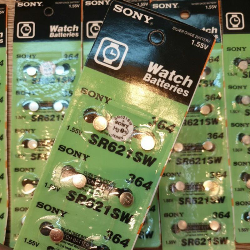 Sony 2.A 364 SR621SW Baterai Jam Battery Batre SR621 SW SR 621 Batre  Batrei  Baterai kancing jam ta