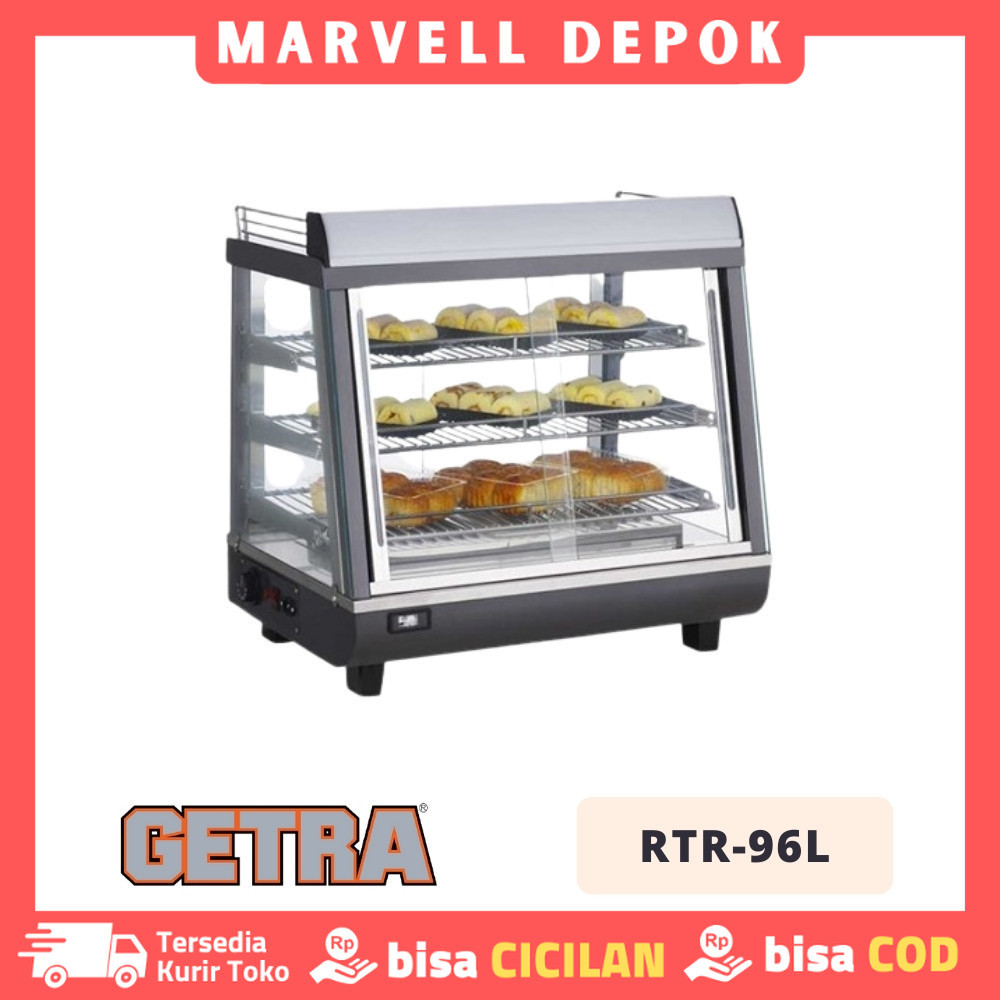 SHOWCASE WARMER GETRA RTR-96L ETALASE FRIED CHICKEN PENGHANGAT MAKANAN ORIGINAL