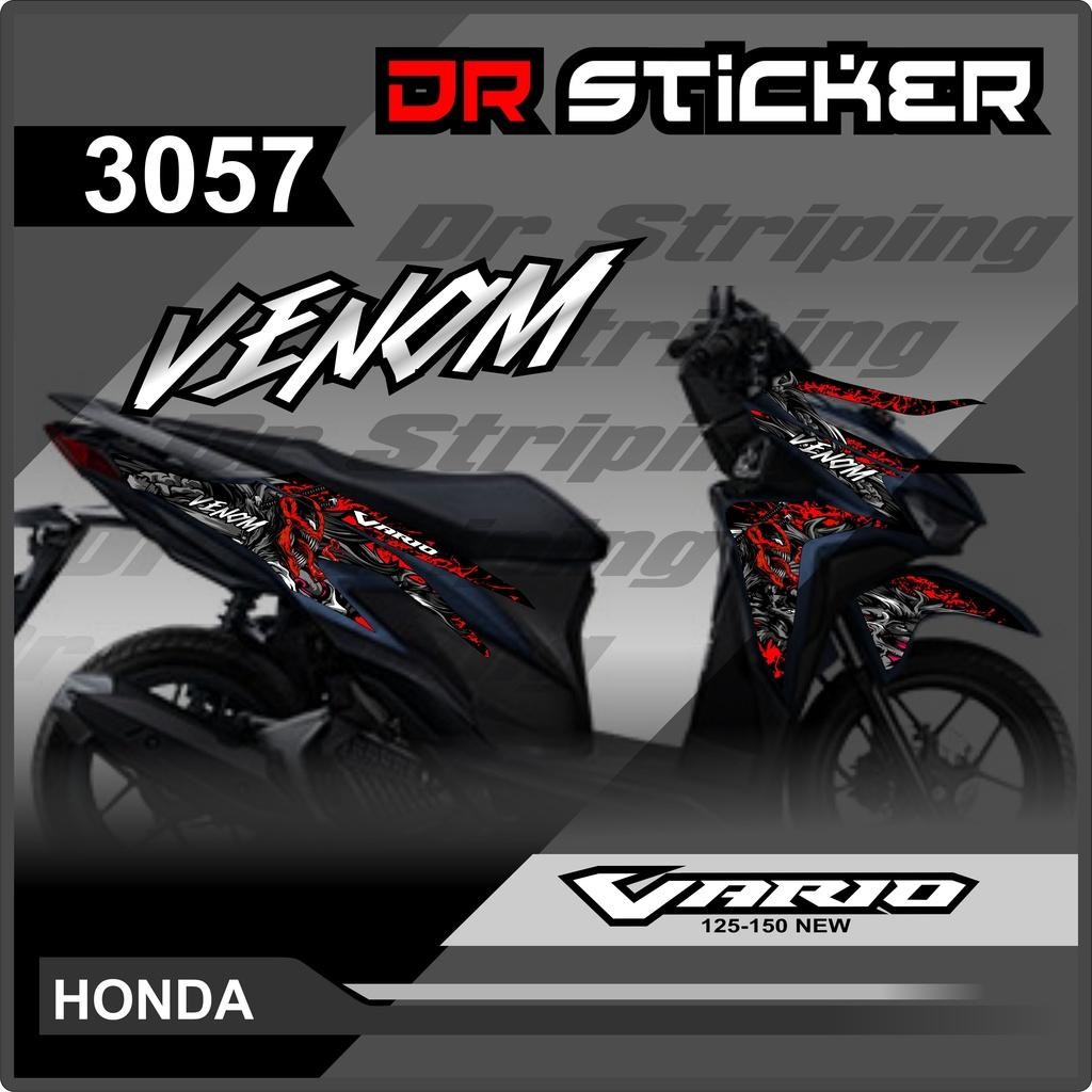 3057 Striping Variasi List Vario 125/150 New Sttriping Skotlet Vario Desain Venom