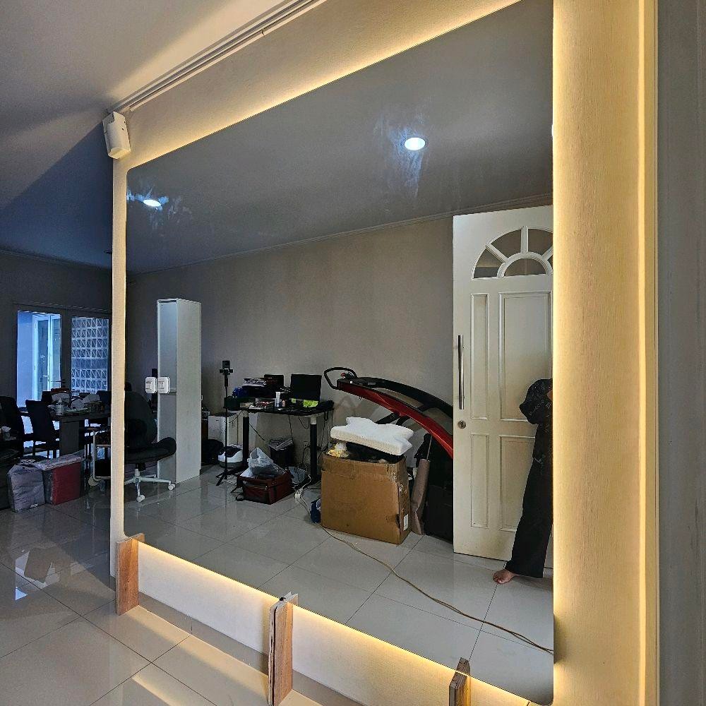 kaca Cermin glass 3mm 5mm 6mm studio gym balet fitness jumbo msj asahi himalaya