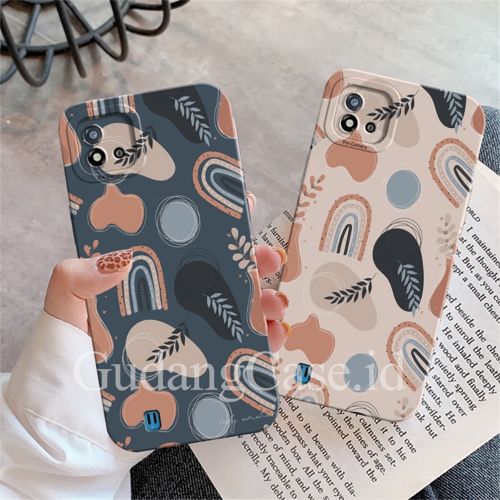 Case Hp Realme C20 / C11 2021 / C11 2020 Softcase Lentur Procamera Motif Bunga Kekinian