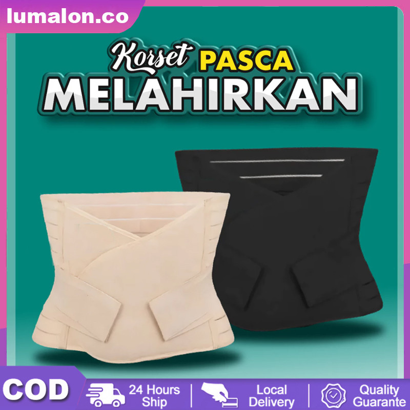 Korset Pasca Melahirkan Caesar Wanita Postpartum Adjustable Corset Ibu Stomach Corset Hamil Pelangsi