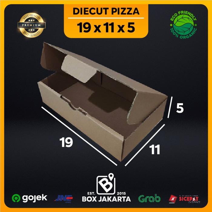 

KARDUS uk 19x11x5 CM Diecut Pizza Corrugated Packaging Box