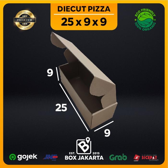 

KARDUS uk 25x9x9 CM Diecut Pizza Corrugated Packaging Box
