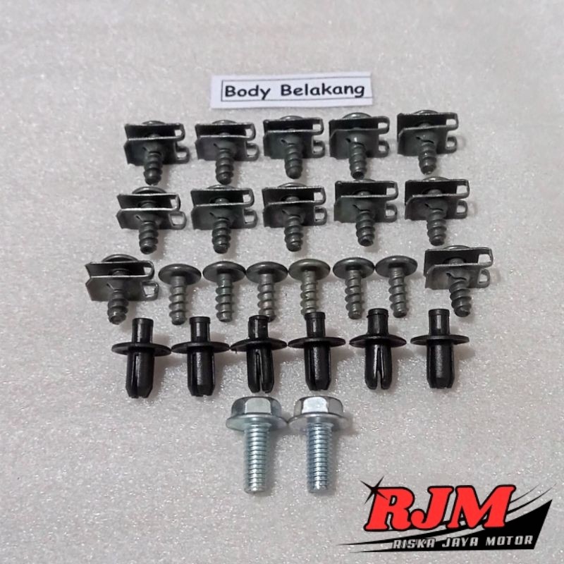 Baut Full Set Cover Bodi Body Belakang Suzuki Address 115 Fi PGM-FI