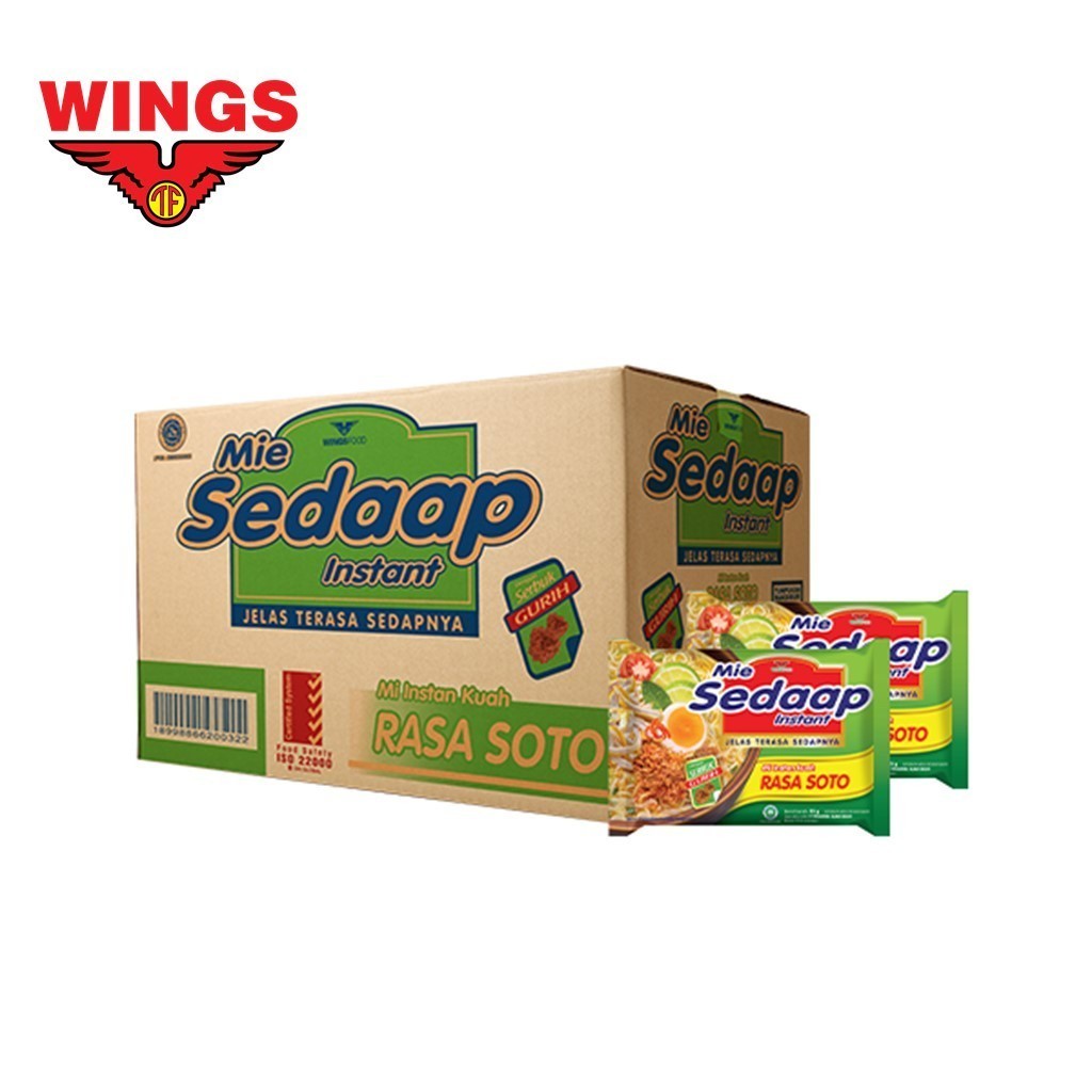 

(Oyi Grosir) 1 DUS ISI 40 PCS!! Sedaap Mie Instan Soto Bag 75 gr x40