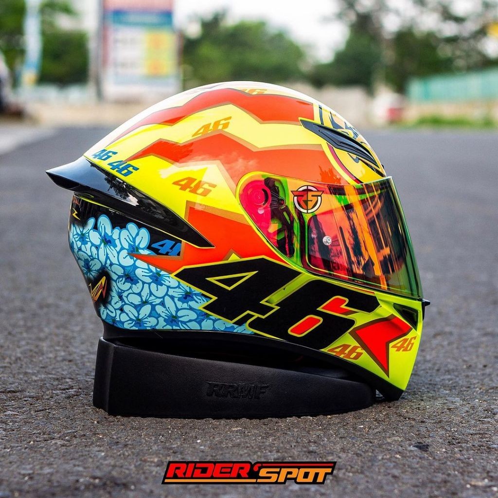 Helm Motor AGV K1 S Rossi 2001 Asianfit Full Face Helmet Italy Touring Original