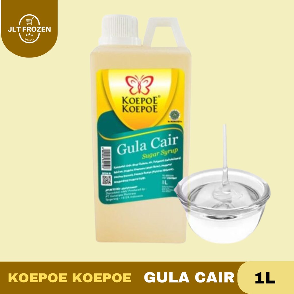 

Koepoe Koepoe / Kupu Kupu Gula Cair / Sugar Syrup / Sirup Fruktosa Kemasan 1 Liter