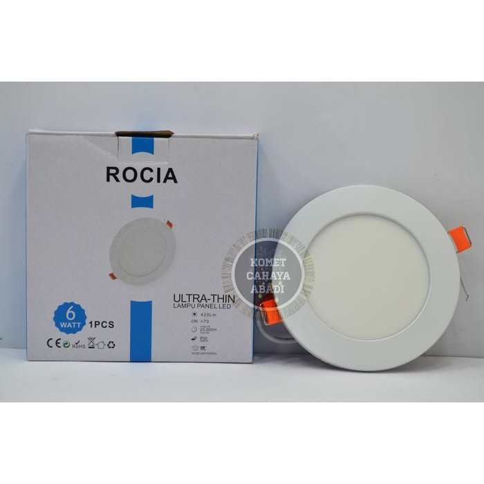 Downlight Outbow Panel Led / Downlight Led 6w IB Bulat Rocia