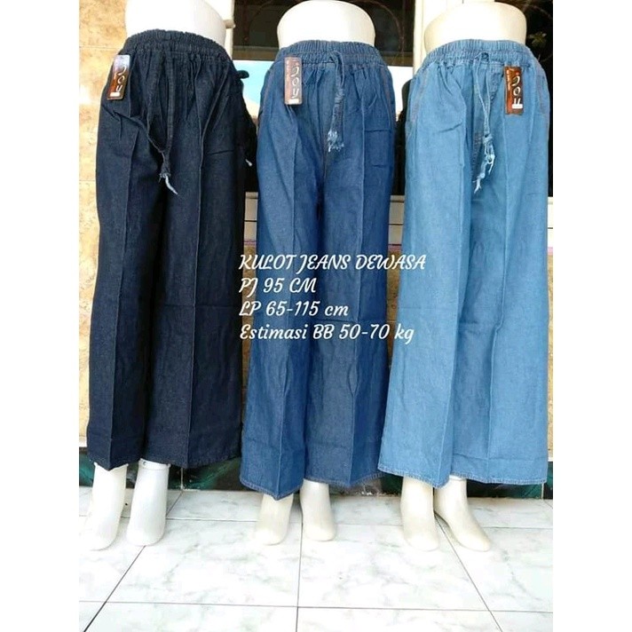 by obie celana Kulot jeans wanita kekinian