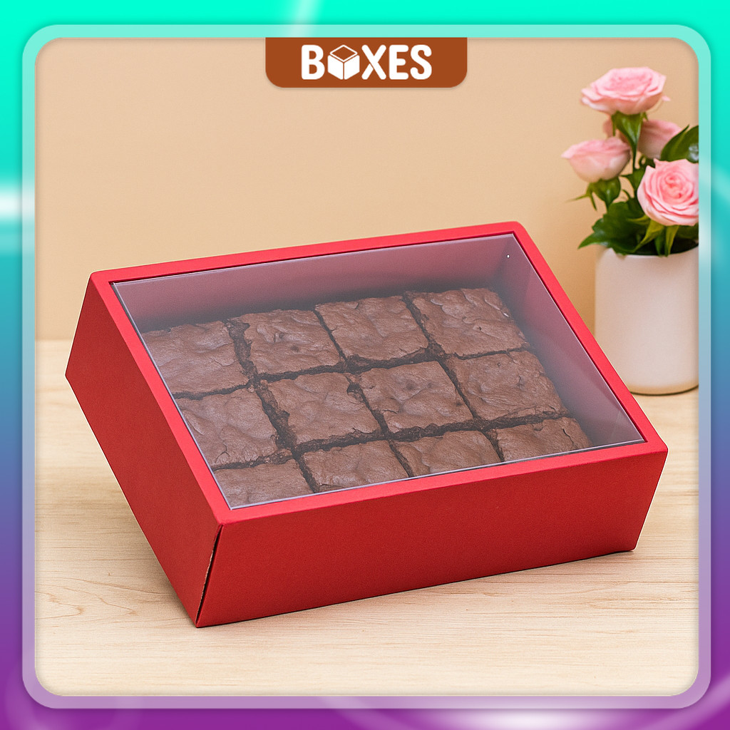 

Box Kue Bolu Brownis / Box Kado Hampers / Kotak Hantaran Seserahan / Mika Kue / Kotak Roti / Box 3 Toples/ Box Kue Kering/ Dus Bolu Brownies / box I HG04