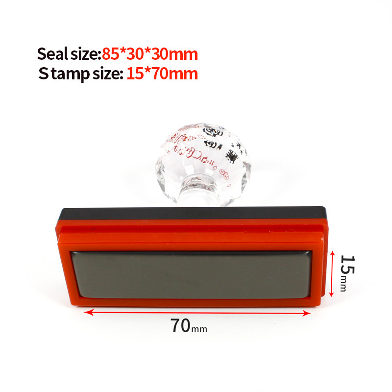 

15*70mm Professional Rectangular Photosensitive Stamp,Personal Seal,Wedding Customized Stamp