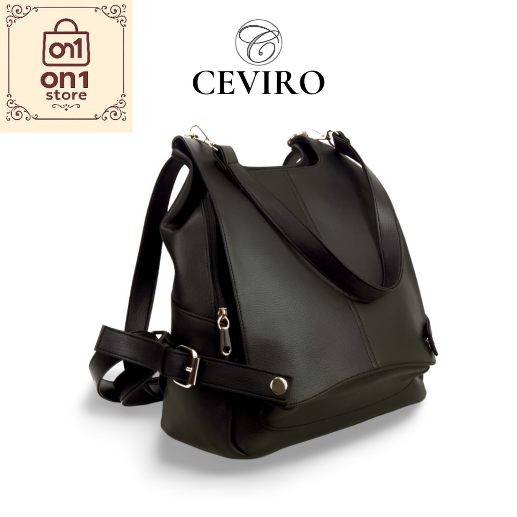 Tas Terbaru / CEVIRO Tas Ransel Wanita Backpack Wanita Tas Laptop Wanita - Nakaki B