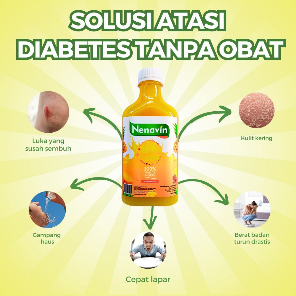

Nenavin - Cuka Nanas Murni 100% Alami - Solusi Diabetes - Kontrol Gula Darah - BPOM - HALAL - COD