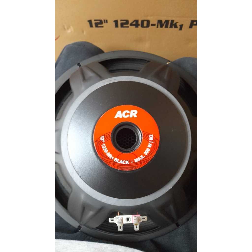 SPEAKER WOOFER FULL RANGE 12in 12 inch ACR 1230 Mk1 BLACK SPEAKER ACR 1230 Mk1 BLACK SALON 12inch CO