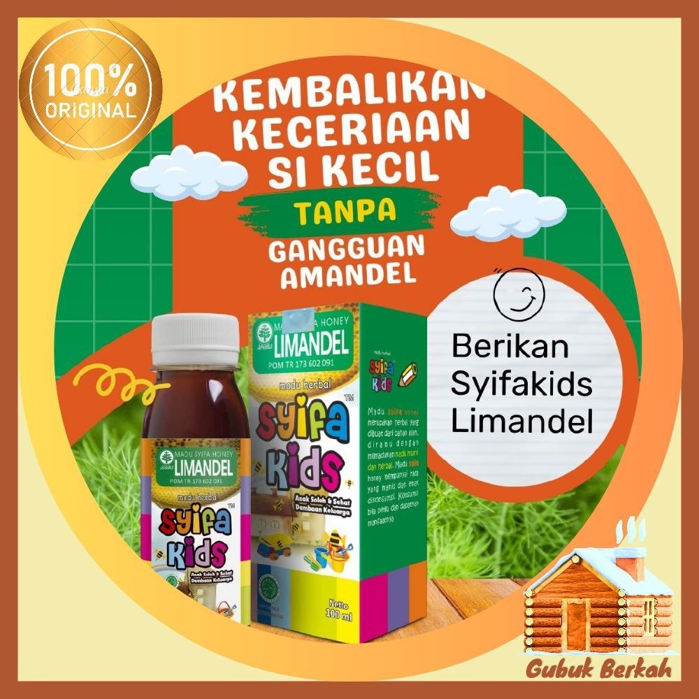 

Syifa Kids Limandel Madu Anak Untuk Mengobati Amandel Secara Alami Produksi Herbal Indo Utama (HIU) - Original