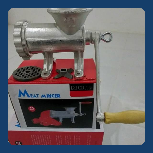 KABUTO Gilingan Daging Manual No. 12 Besi Cor
