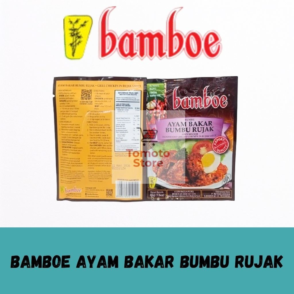 

✨ TOMOTOSTORE ✨ BAMBOE Bumbu Ayam Bakar Bumbu Rujak