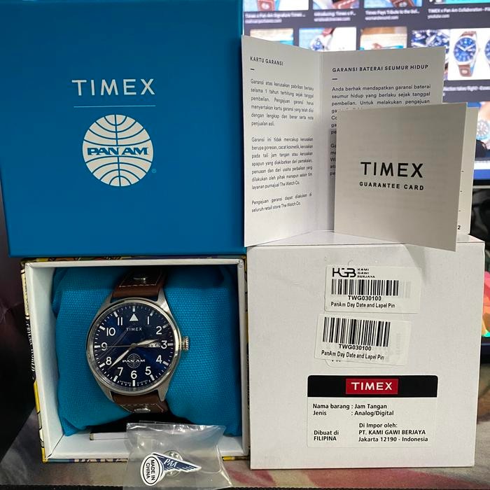 Jam Tangan Timex Pan Am Original Timex Indonesia BNIB (1 of 5)