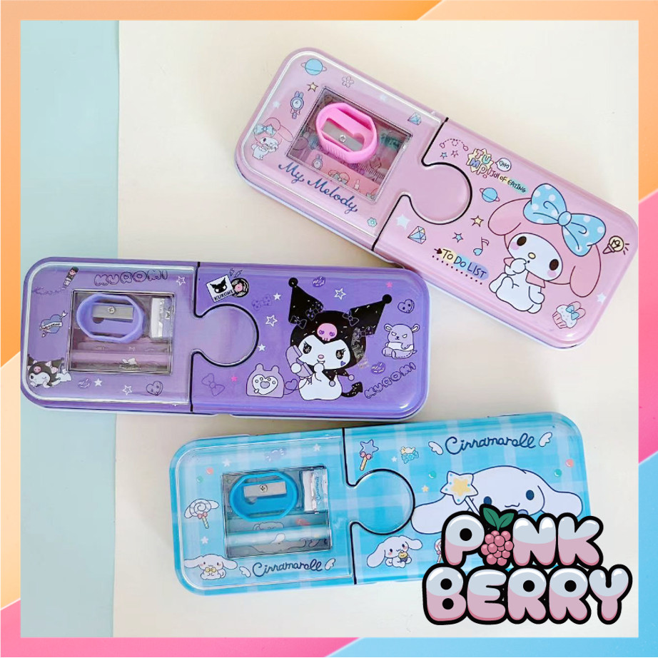

PINK BERRY S6003 Kotak Pensil Lucu 2 Tingkat Kotak Pensil Sanrio Kotak Pensil Anak Kotak Pensil