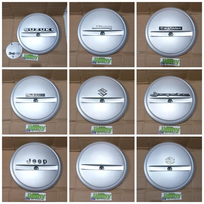 COVER BAN SEREP KATANA JDM TUTUP VELG STIP JIMNY MURAH BERKUALITAS - KOMPLIT BREKET, BADAK STIKER