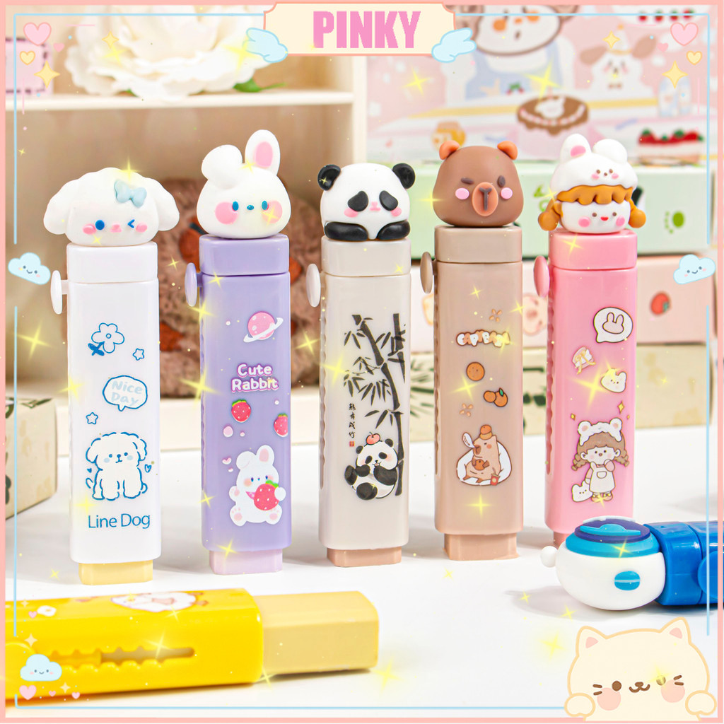 

PENGHAPUS PENSIL KARET ELASTIS MEKANIK KARAKTER KARTUN 3D KAWAII