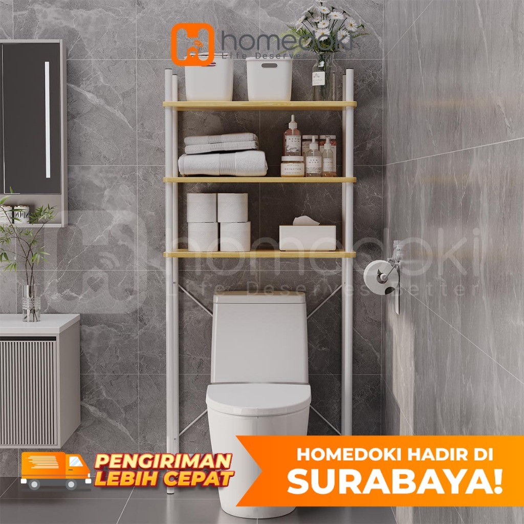 Homedoki Surabaya- Rak Toilet