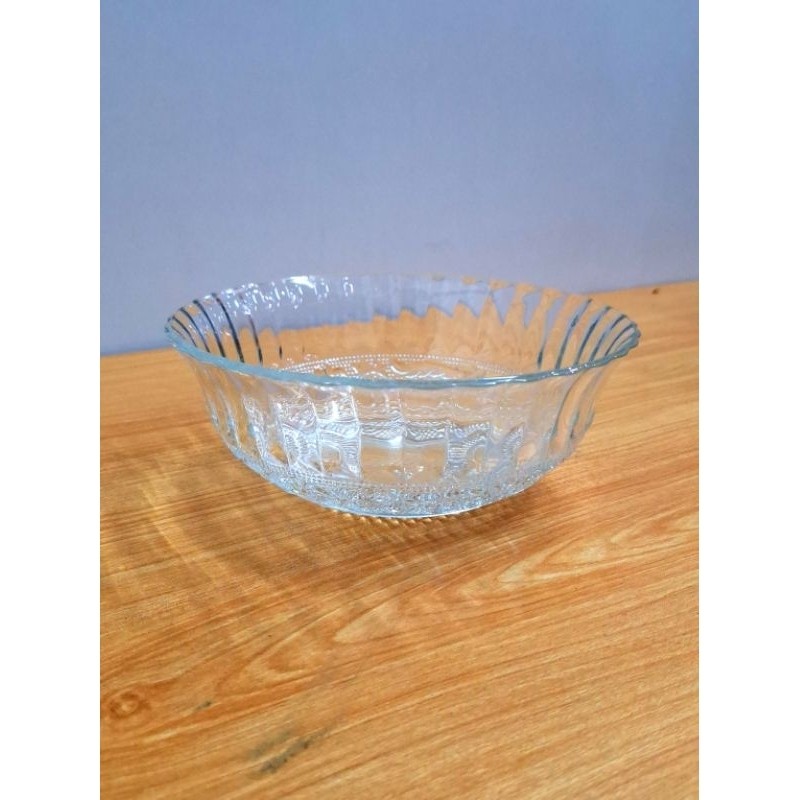 MANGKOK KACA BENING SOUVENIR (12 PCS) | MANGKOK SOUVENIR | MANGKOK SOUVENIR KACA PM 7B / PM 8B