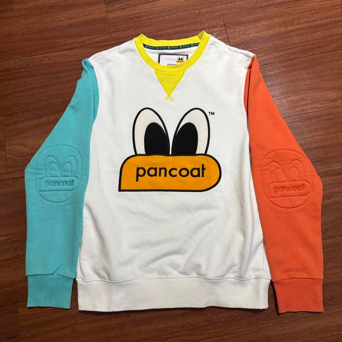 Sweater Crewneck Pancoat Big Logo 3 Tone - Size M