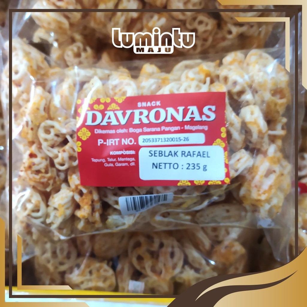 

KERUPUK SEBLAK RAFAEL 235GR DAVRONAS / camilan snack dan oleh-oleh khas Nusantara