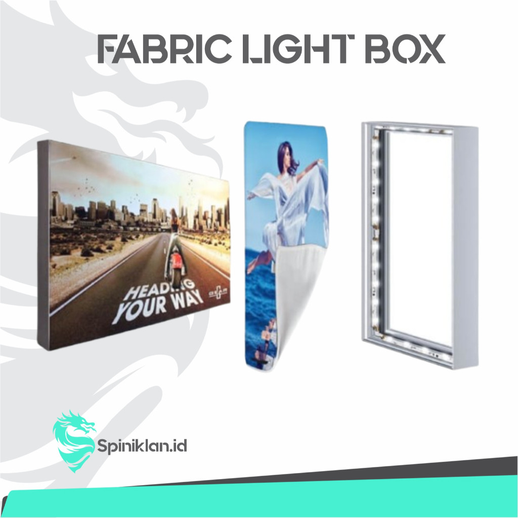 Fabric Light Box / Neon Box / Light Box / Spiniklan.id