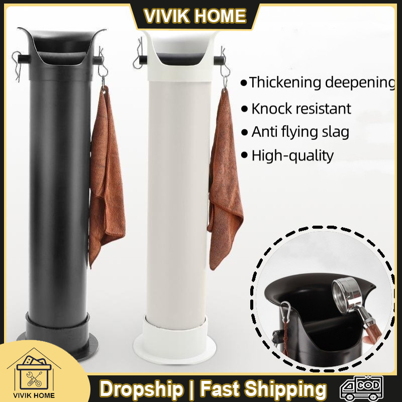 Standing Coffee Knock Box Wadah Ampas Kopi Tempat Wadah Sampah Ampas Kopi Stand Lantai