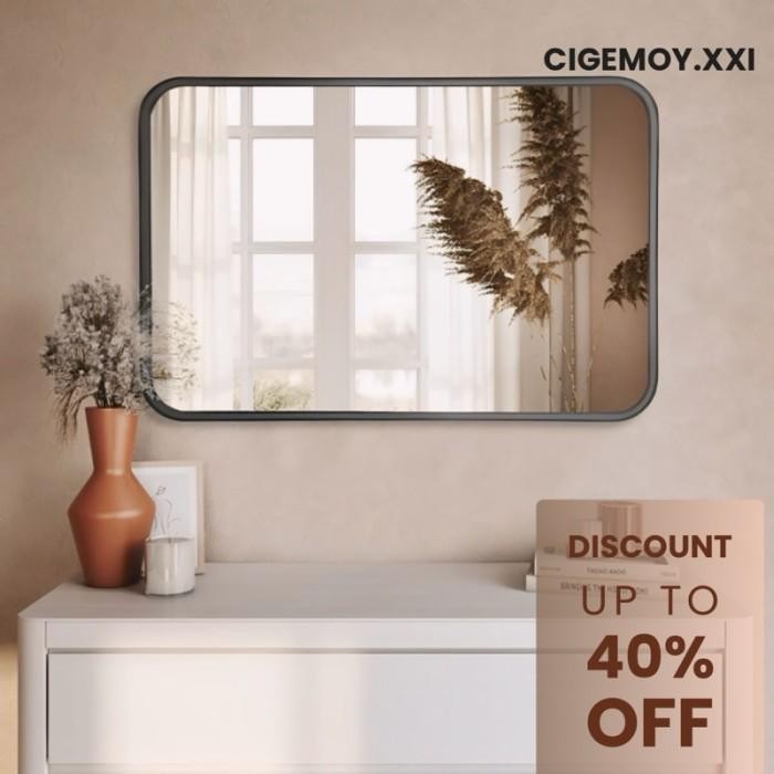 MUMPUNG PROMOCermin Dinding Gantung Aesthetic Frame Persegi Kotak [Garansi 100%] Free Packing/ Cermi