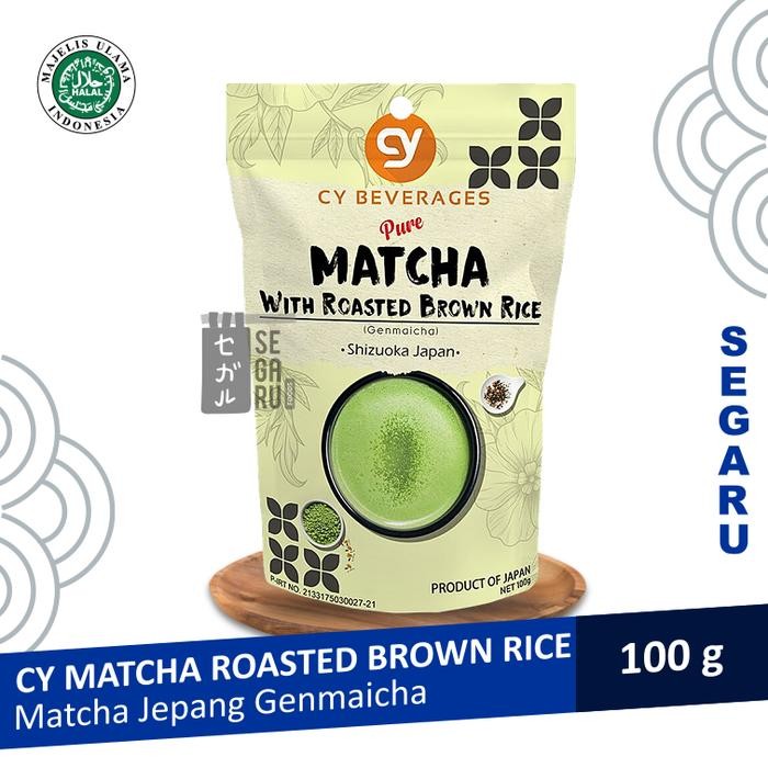 

CY Pure Matcha | Premium Japanese Matcha Powder 100gr - GENMAICHA