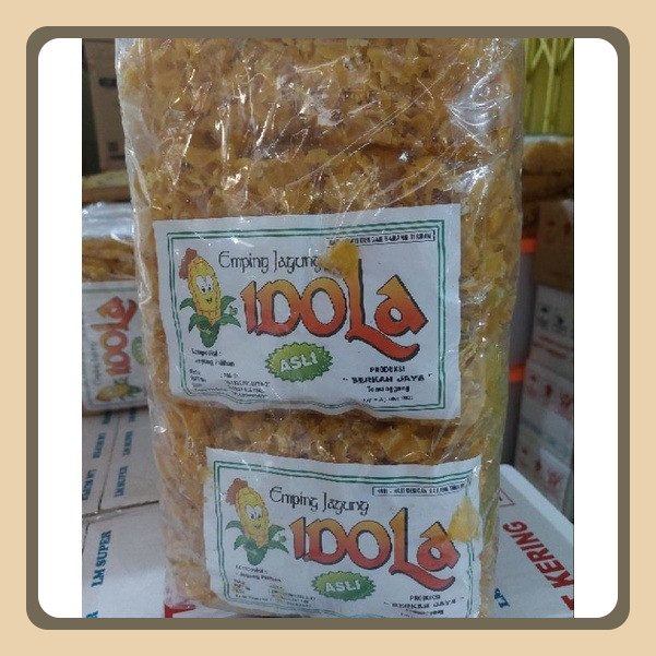 

1ball emping jagung( isi 10pcs, @ 400gr)