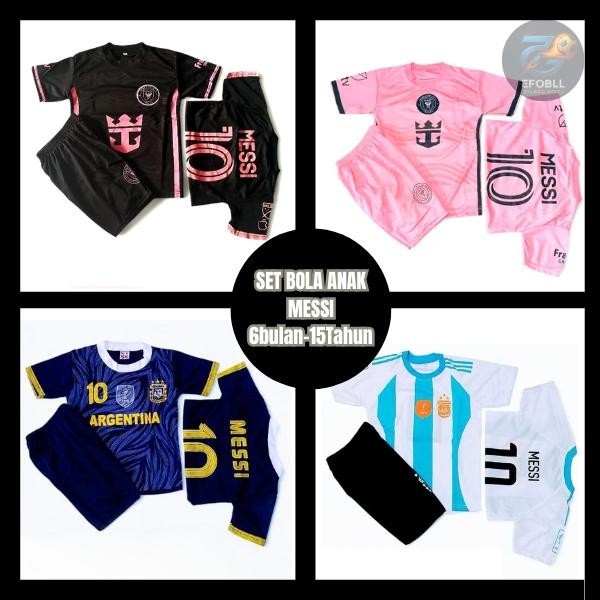 STELAN BAJU BOLA ANAK MESSI INTER MIAMI / JERSEY ANAK MESSI INTER MIAMI /JERSEY BOLA ANAK / STELAN B