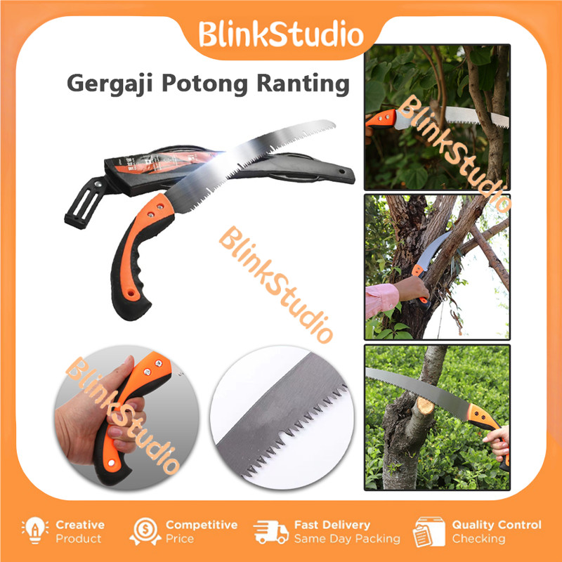 Gergaji Potong Kayu Manual / Gergaji Pruning Dahan / Pruning Saw
